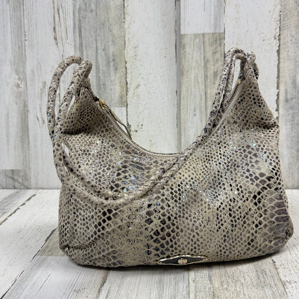 Elliott Lucca Snakeskin Pattern Leather
Shoulder Bag